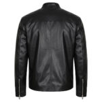 Woodside Lucifer Amenadiel Black Leather Jacket (Back)