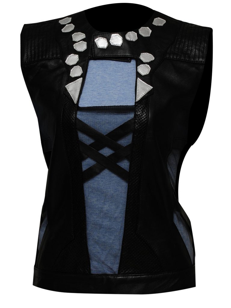 ZOE SALDANA GUARDIANS OF THE GALAXY STYLISH VEST (3) Zoe Saldana Guardians Of The Galaxy Stylish Vest