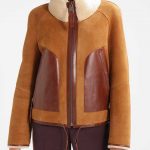 Women's Brown Suede Leather Jacket