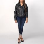 Seven Black Leather Jacket