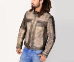 Vintage Black Motorcycle Jackets for Men