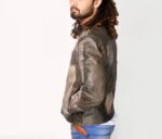 Black Vintage Biker Jacket