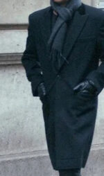 Aaron Paul Paris Wool Trench Coat