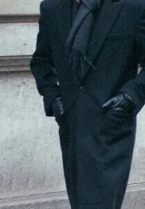 Aaron Paul Paris Wool Trench Coat