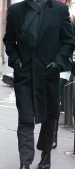 Aaron Paul Paris Wool Trench Coat