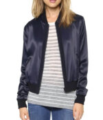 Arrow Willa Holland Blue Bomber Jacket