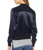 Arrow Willa Holland Blue Bomber Jacket