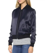 Arrow Willa Holland Blue Bomber Jacket
