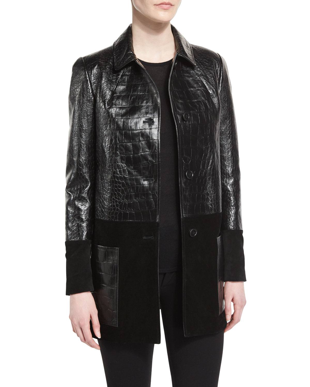 BGW0B2Y_mz TOM FORD Crocodile Embossed Leather - Image 1