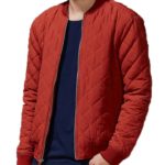 Barry Allen Red Quilted Bomber Jacket