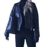 Jennifer Lawrence Red Sparrow Black Leather Jacket