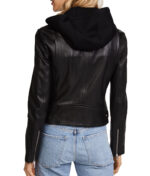 Black Siren Motorcycle Hooded Jacket