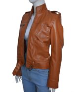 Once Upon A Time Emma Swan Brown Leather Jacket