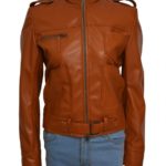 Once Upon A Time Emma Swan Brown Leather Jacket
