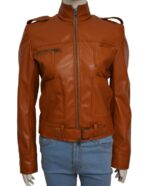 Once Upon A Time Emma Swan Brown Leather Jacket