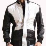 Spade Silver Bomber Leather Jacket