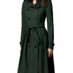 Rebecca Ferguson Green Long Coat