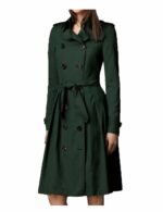 Rebecca Ferguson Green Long Coat