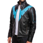 Nightwing Leather Jacket from Batman Arkham