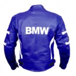 BMW BLUE SPORT LEATHER SUIT JACKET Back