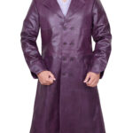 Purple Joker Injustice 2 Leather Coat