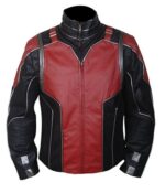Ant-Man Red and Black Leather Jacket
