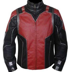 Ant-Man Red and Black Leather Jacket