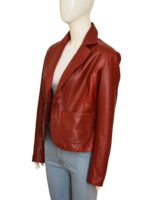 Claire Redfield Blazer Maroon Jacket