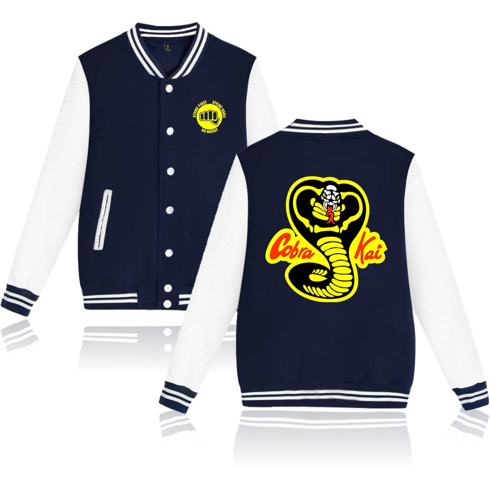 Cobra Kai Navy Blue Bomber Jacket