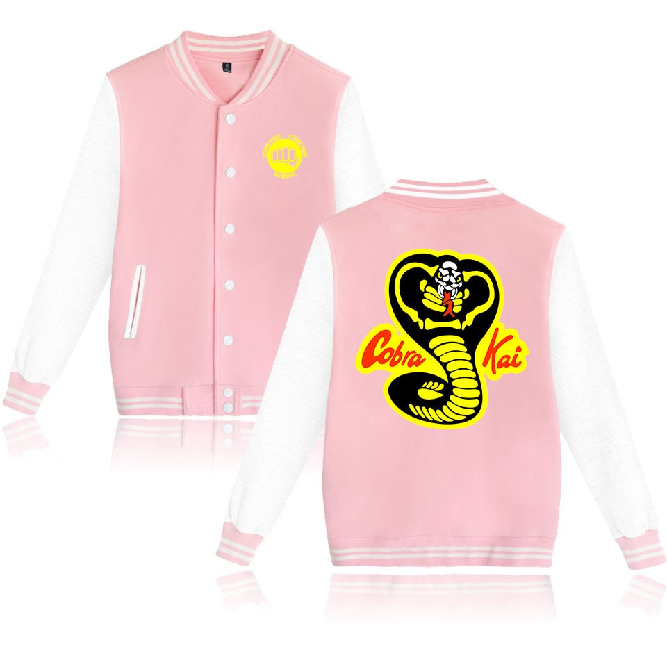 Maker of Jacket Bomber Jackets Cobra Kai Soft Pink Women's