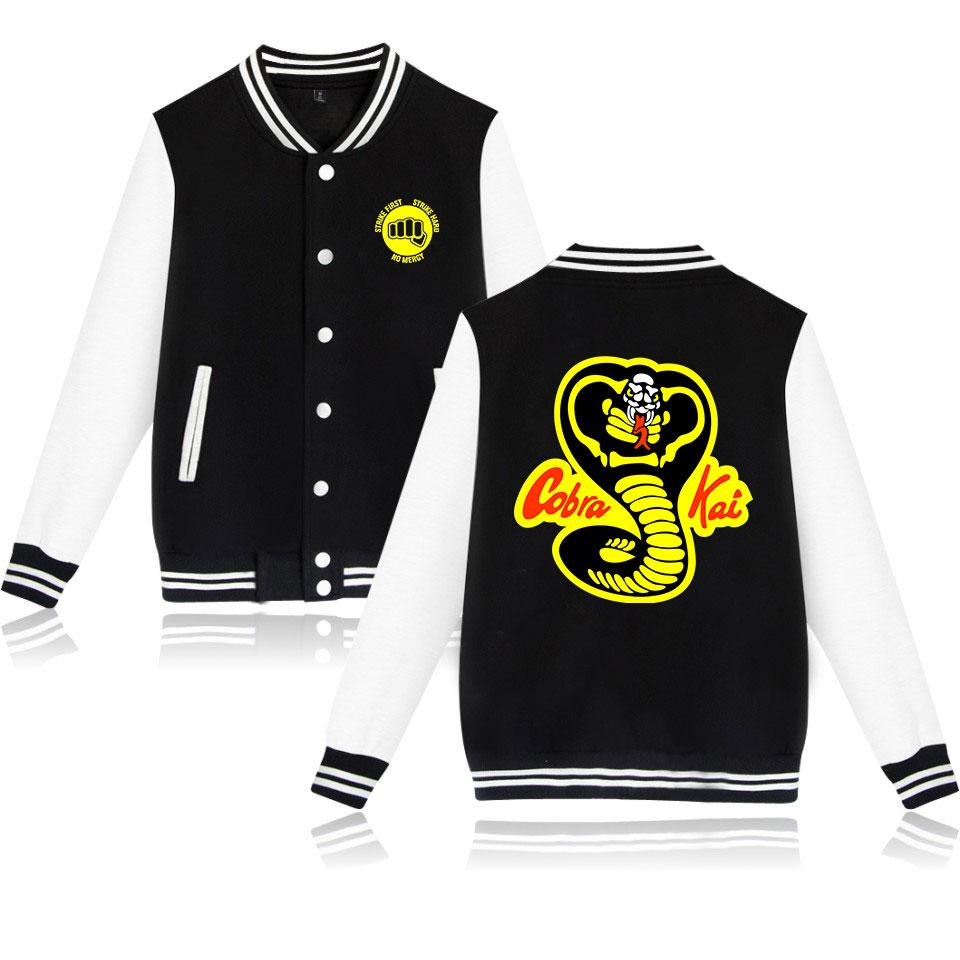 cobra-kai-with-no-mercy-logo-jacket Cobra Kai With No Mercy Logo Jacket - Image 1