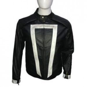 Ghost Rider Black Biker Jacket