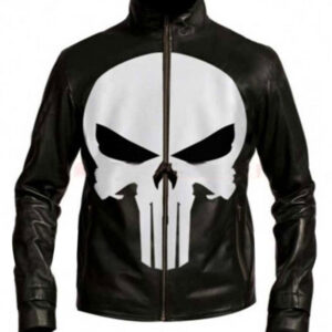 Black Skull Death’s Head Leather Jacket