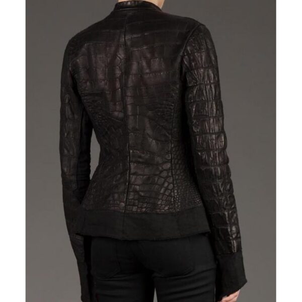 Affamee Alligator Leather Jacket - Image 2