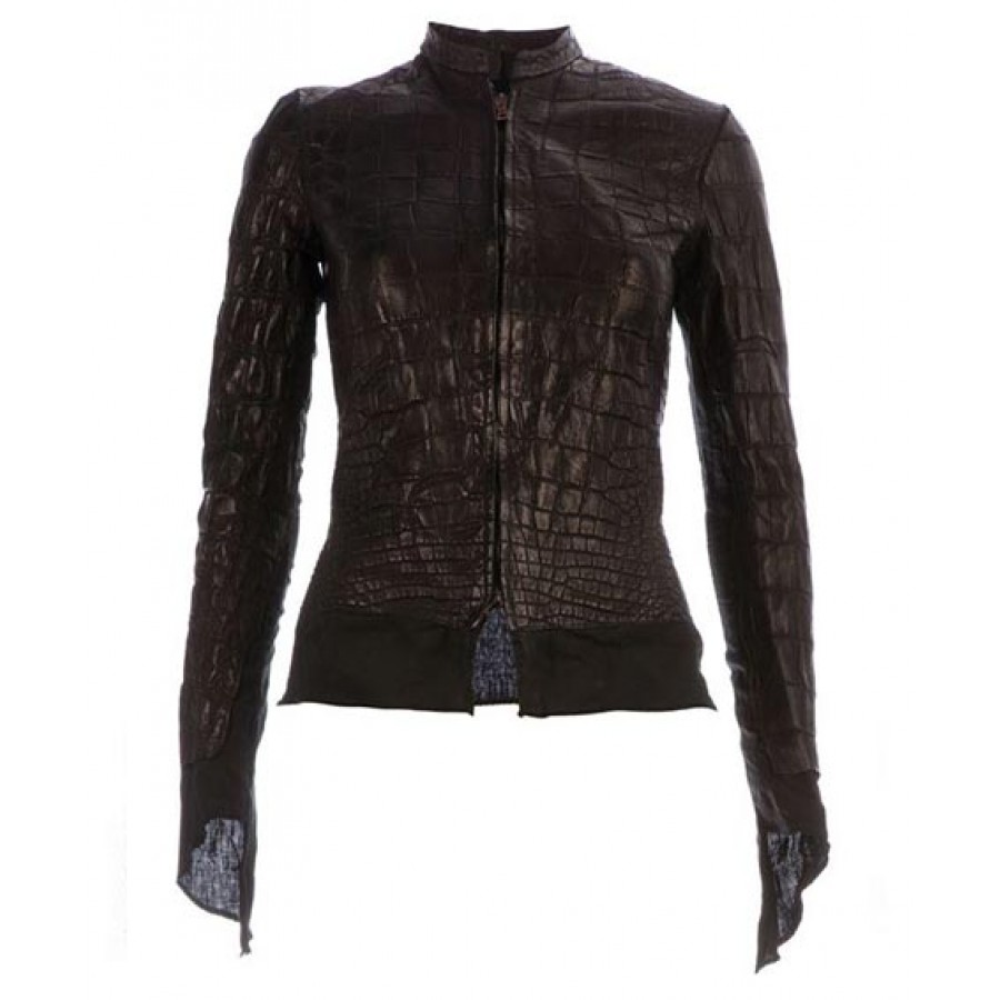 affamee-alligator-leather-jacket (3) Affamee Alligator Leather Jacket - Image 1