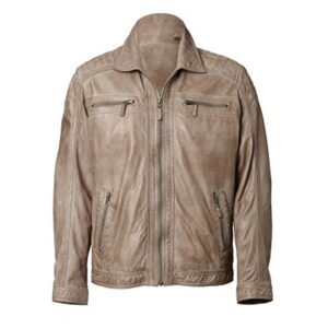 Fadcloset Quilted Mens Leather Jacket