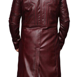 Guardians of the Galaxy 2 Star Lord Trench Leather Coat