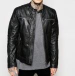 New Handmade Men Genuine Leather Jacket