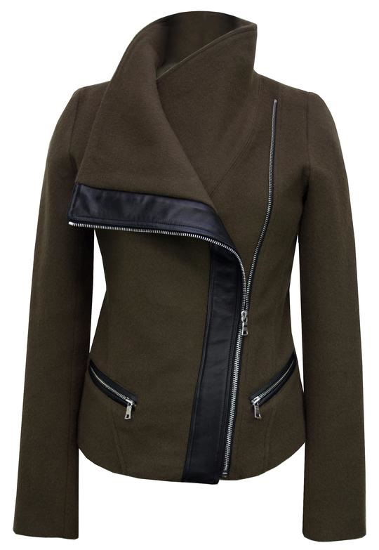 the-funnel-neck-jacket-in-olive (1) The Funnel-Neck Jacket In Olive - Image 1