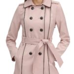 Women's Bonded Blush Trench Coat