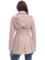 Women's Bonded Blush Trench Coat - Image 5