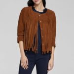 Women's Fringed Suede Jacket