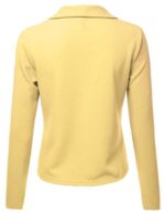 Women's Open Front Banana Blazer Jacket - Image 2