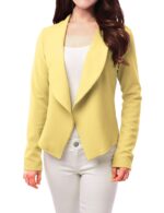 Women's Open Front Banana Blazer Jacket