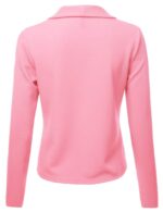 Women's Open Front Rose Blazer Jacket - Image 2