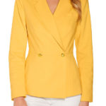 Women's Two Button Peplum Blazer