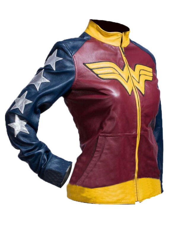 Wonder Woman Diana of Themyscira Leather Jacket
