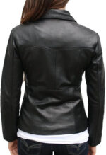 Black Full Sleeved Leather Jacket