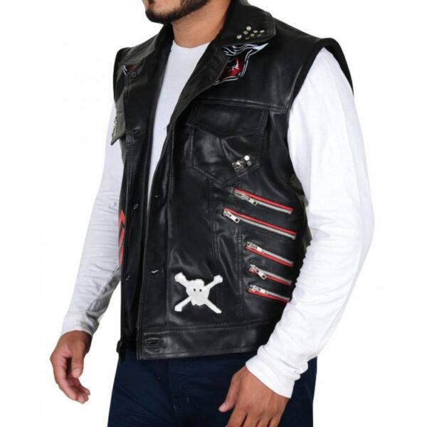 Baron Corbin WWE Leather Vest - Image 2