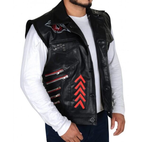 Baron Corbin WWE Leather Vest - Image 6